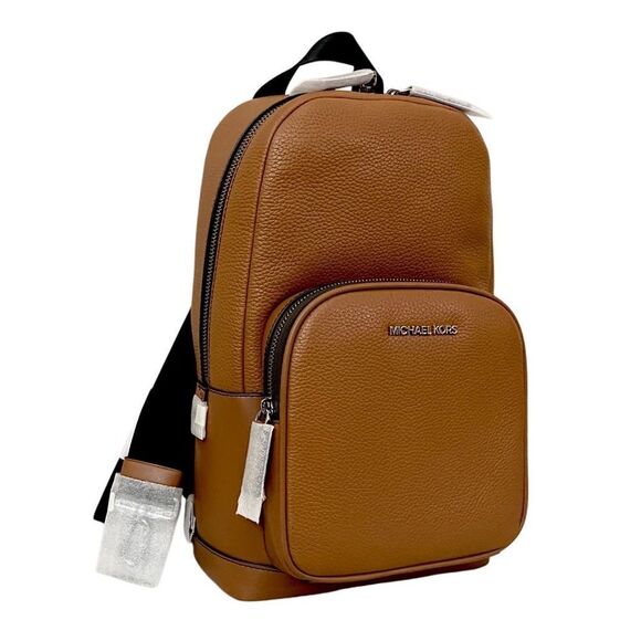 MICHAEL KORS Sling Backpack MK signature Bag 💼 Brown - Picture 1 of 10
